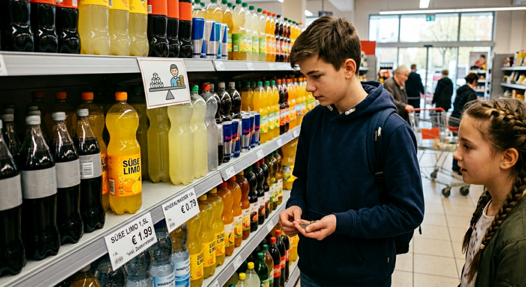 kinder kaufen limonade
