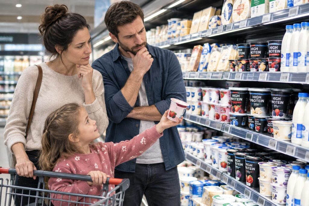 Familie kaufen High-Protein